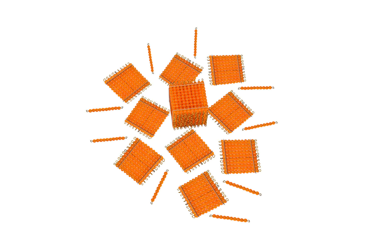Montessori Static Decimal Bead Material Learning BR Box
