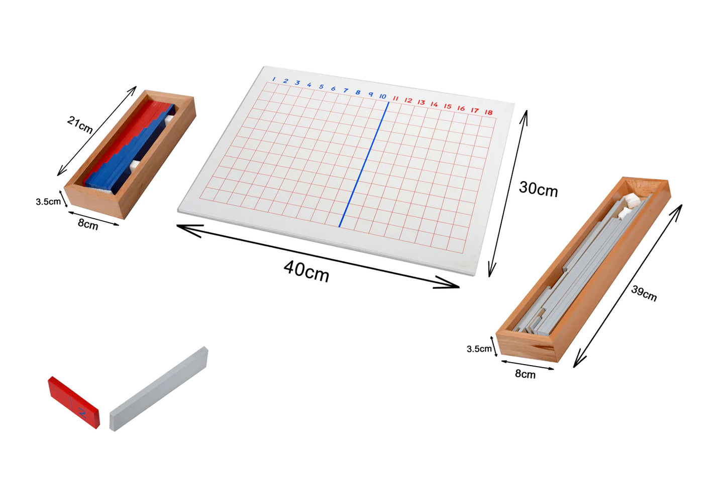 Montessori Subtraction Learning Board