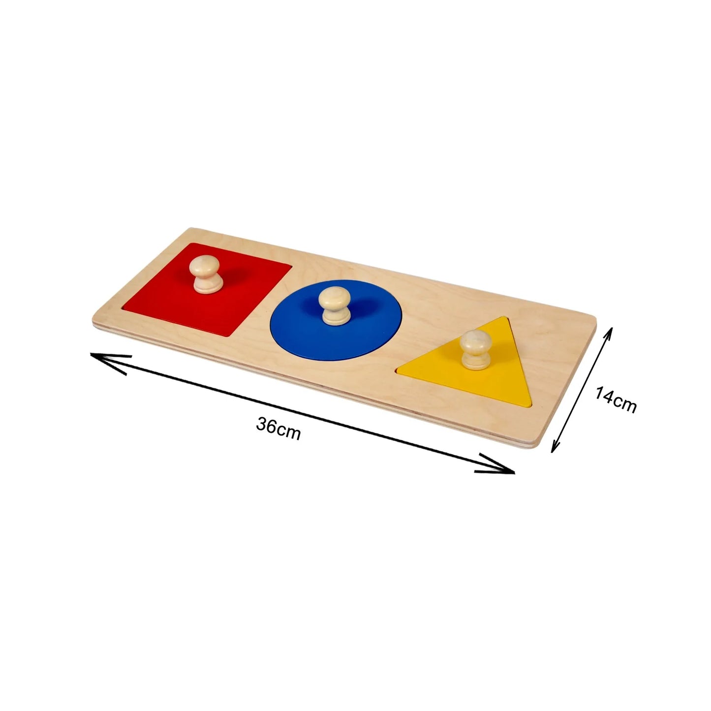 Montessori Three Shape Learning Board