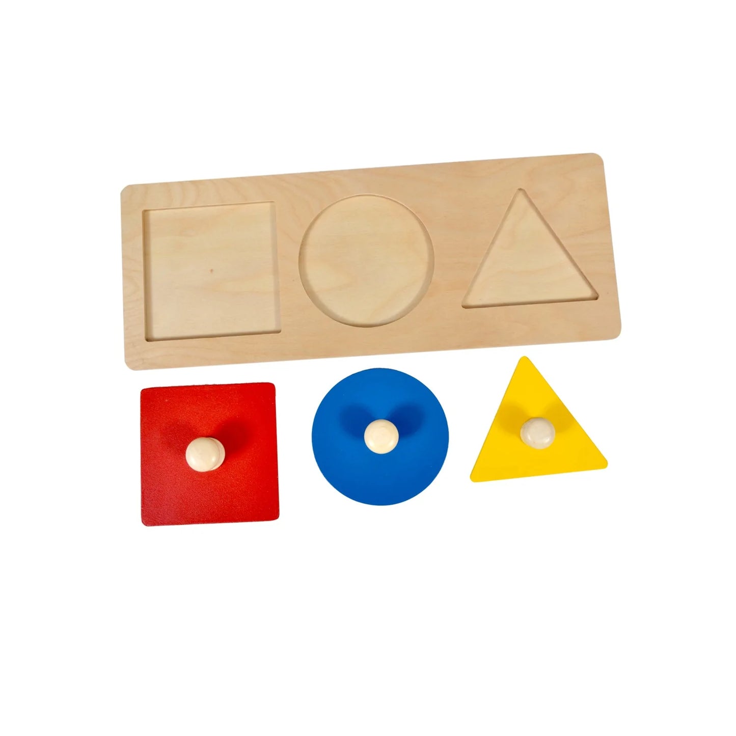Montessori Three Shape Learning Board