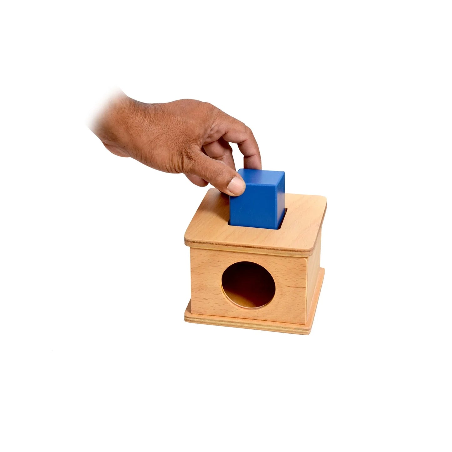Montessori Toddler Imbucare Learning Box With Square Hole