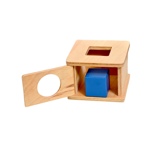 Montessori Toddler Imbucare Learning Box With Square Hole