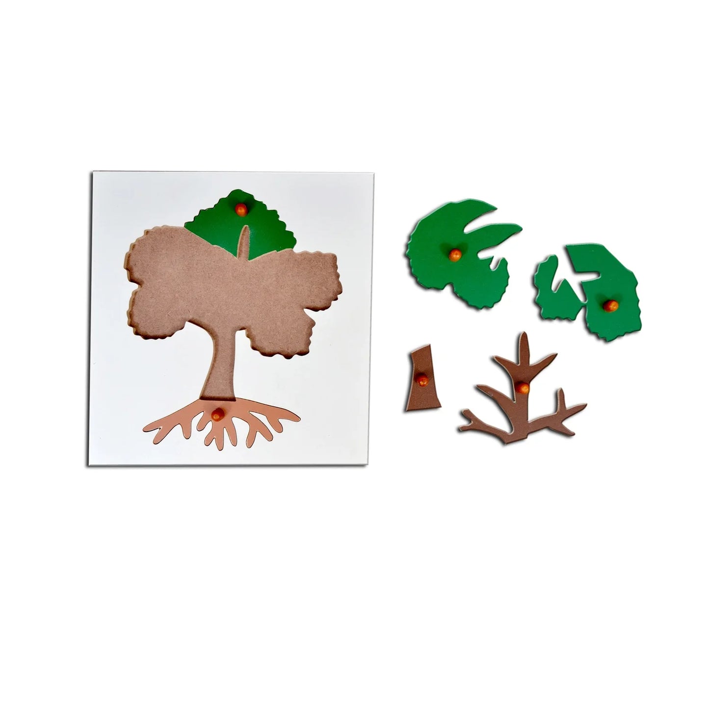 Montessori Wooden Tree Puzzle Board