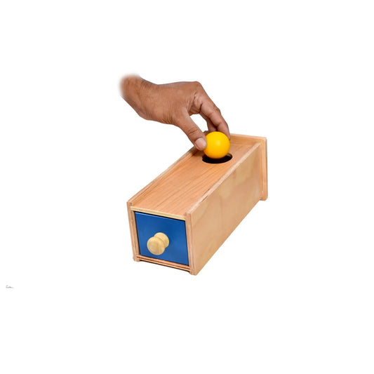 Object Permanence Learning Box with Drawer