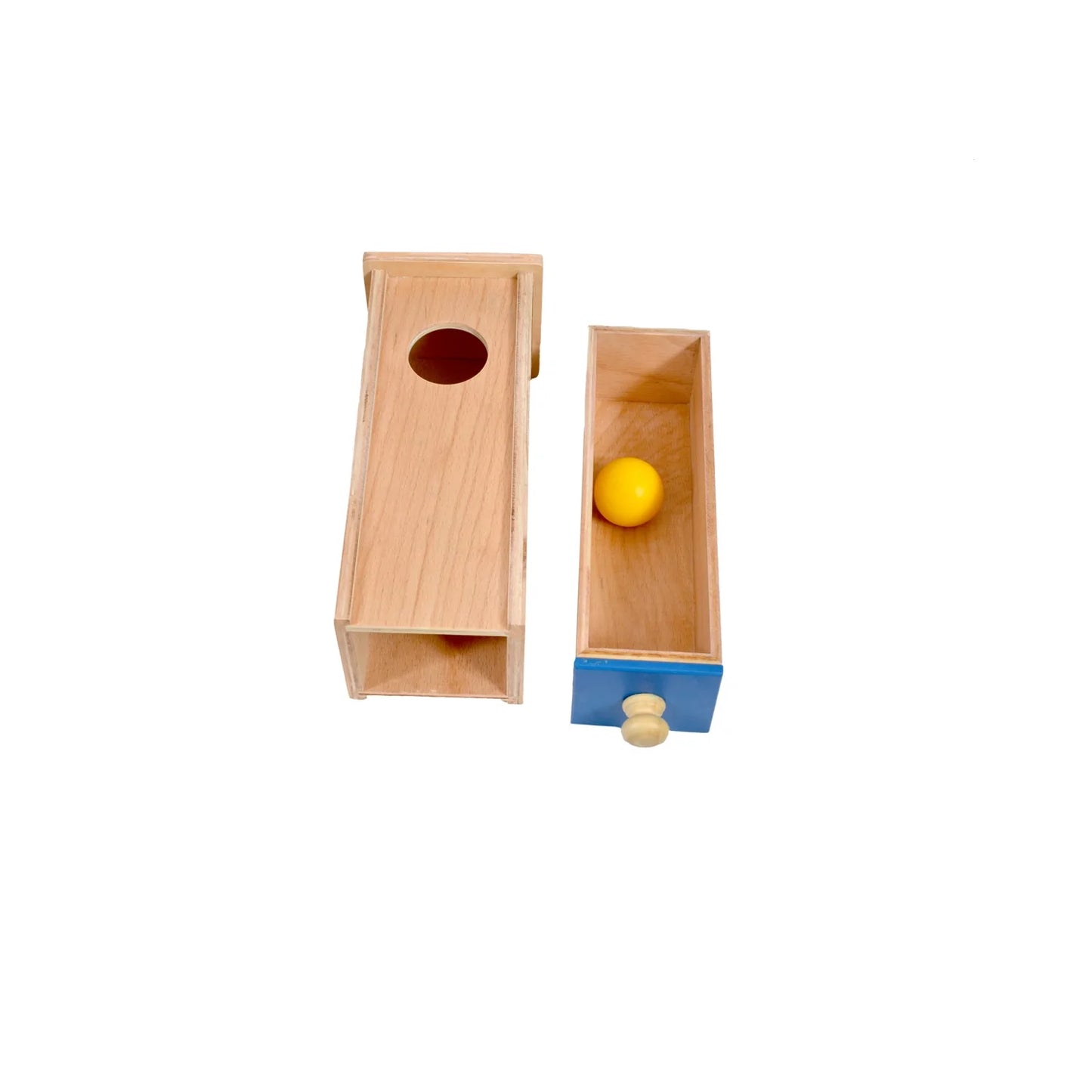 Object Permanence Learning Box with Drawer
