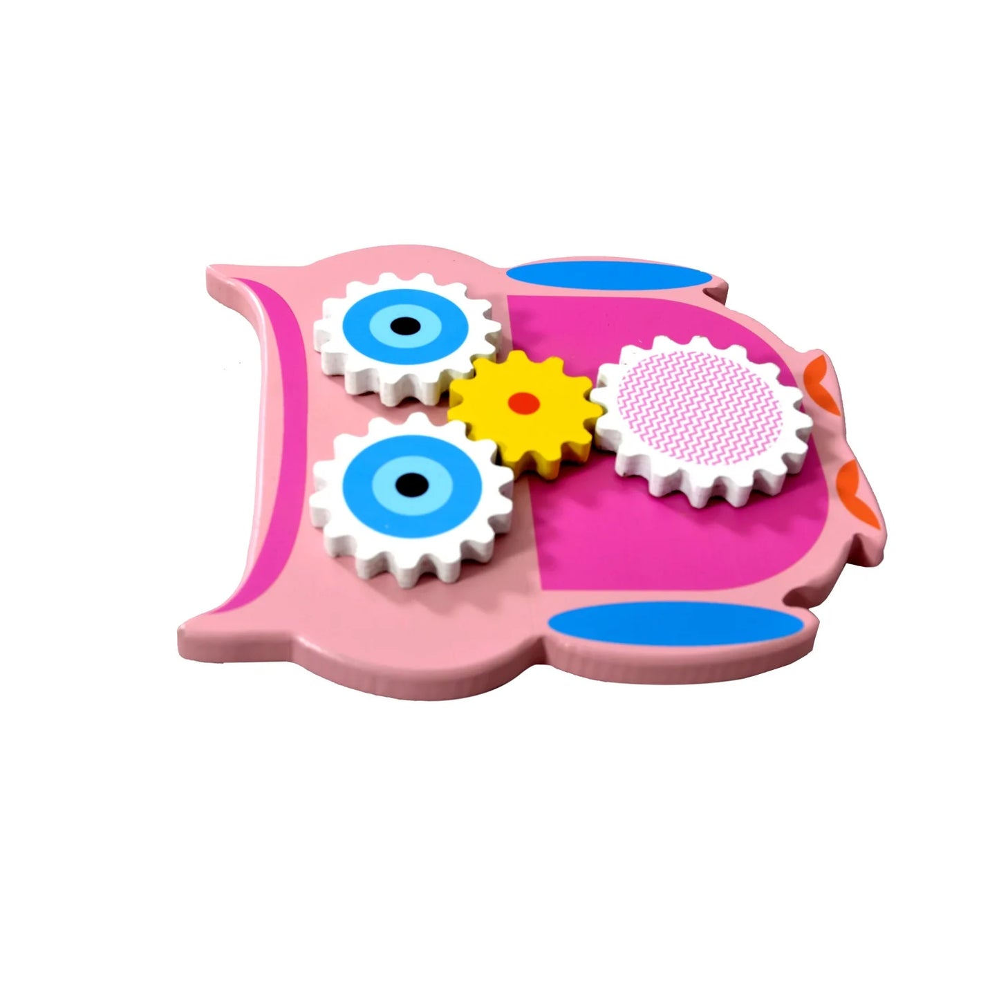 Owl Gear Wooden Toy