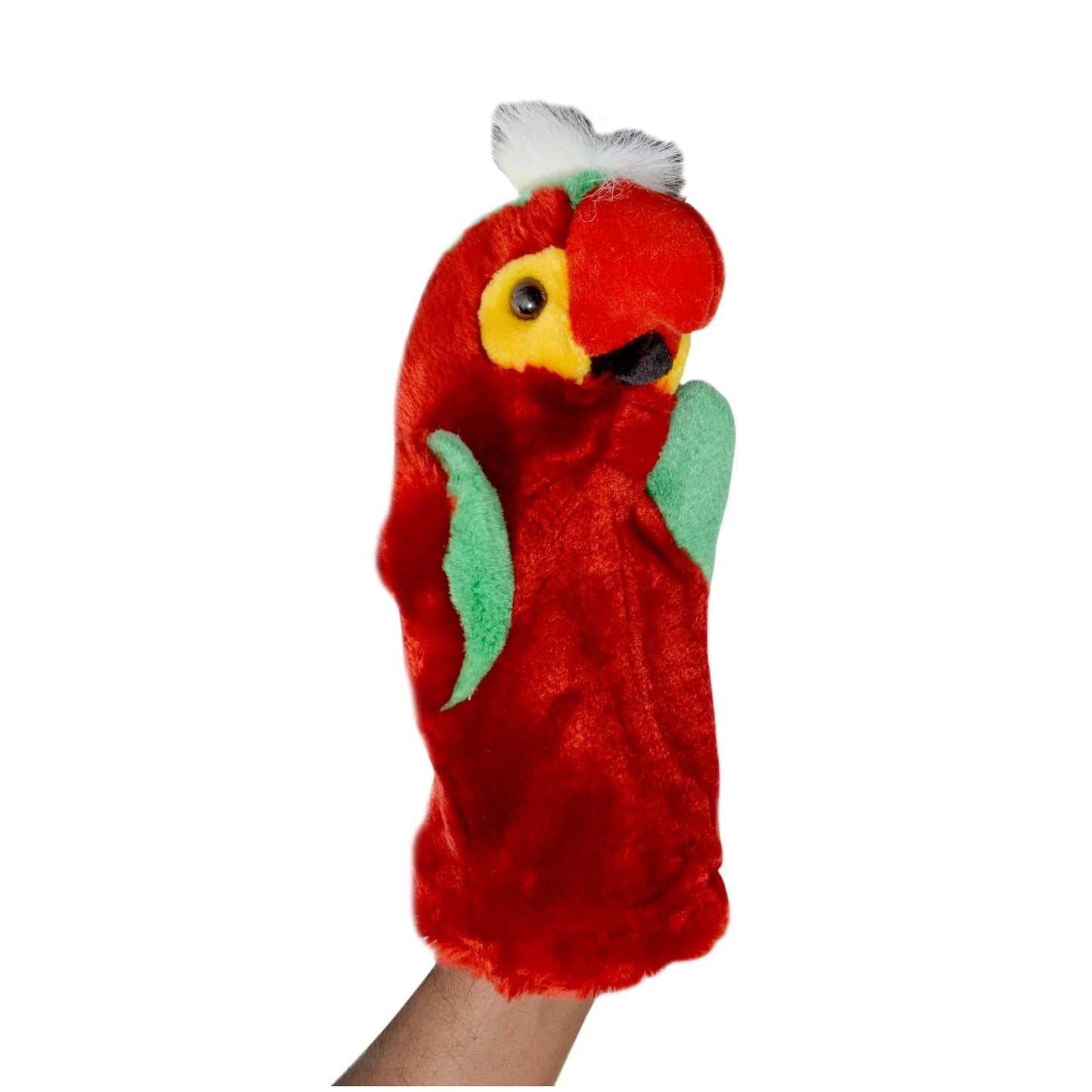 Parrot Hand Glove Puppet - Red