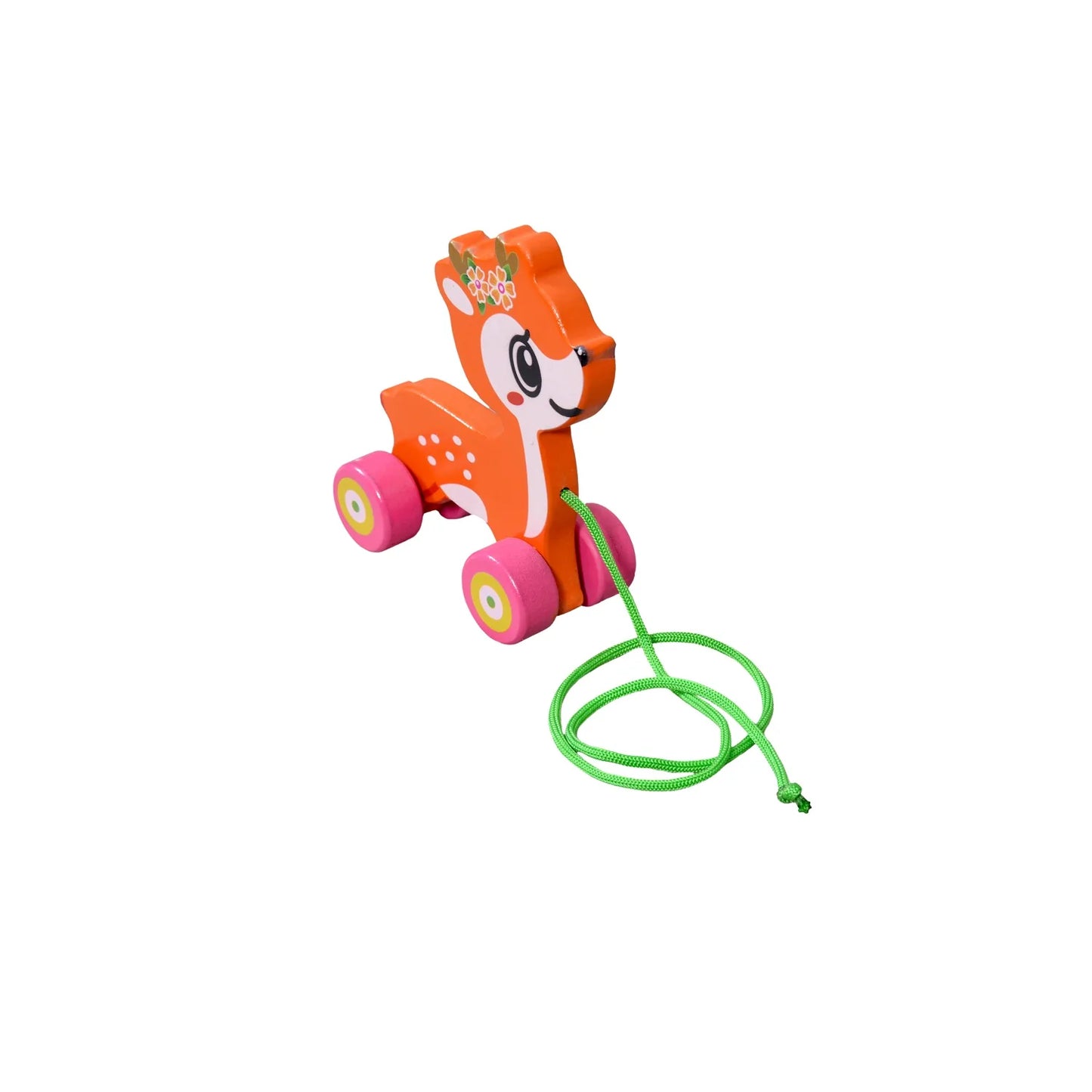 Pull Along Dear Wooden Toy
