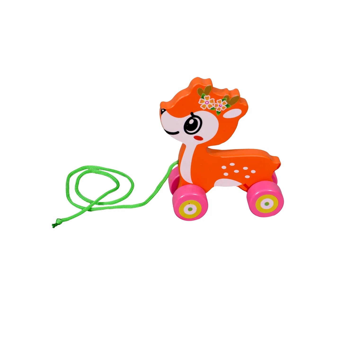 Pull Along Dear Wooden Toy