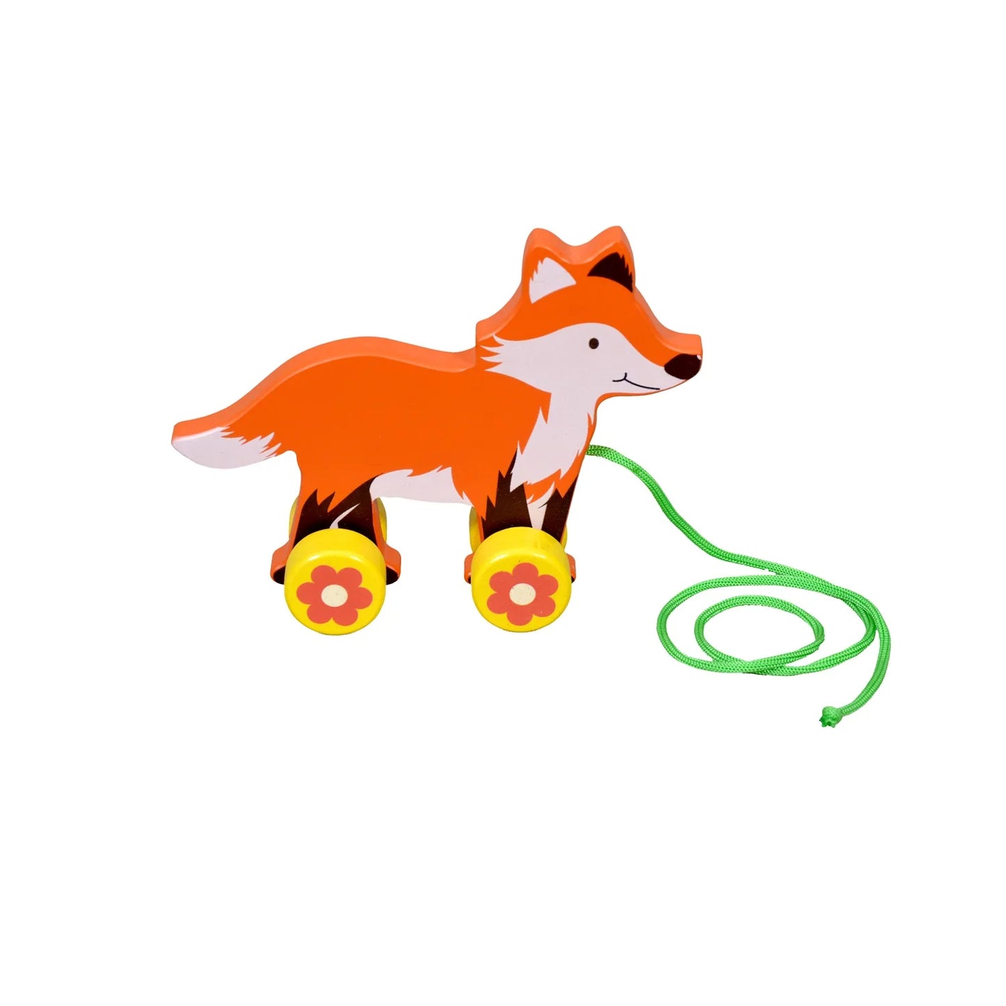 Pull Along Fox Wooden Toy