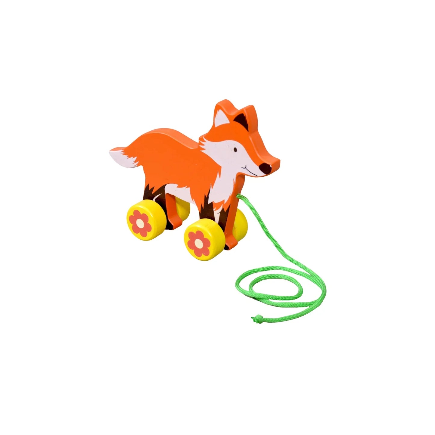 Pull Along Fox Wooden Toy