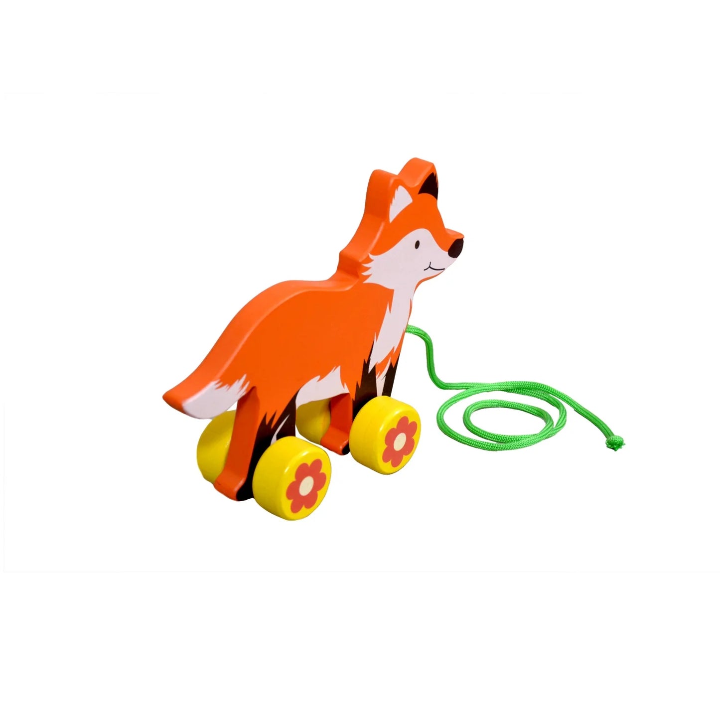 Pull Along Fox Wooden Toy
