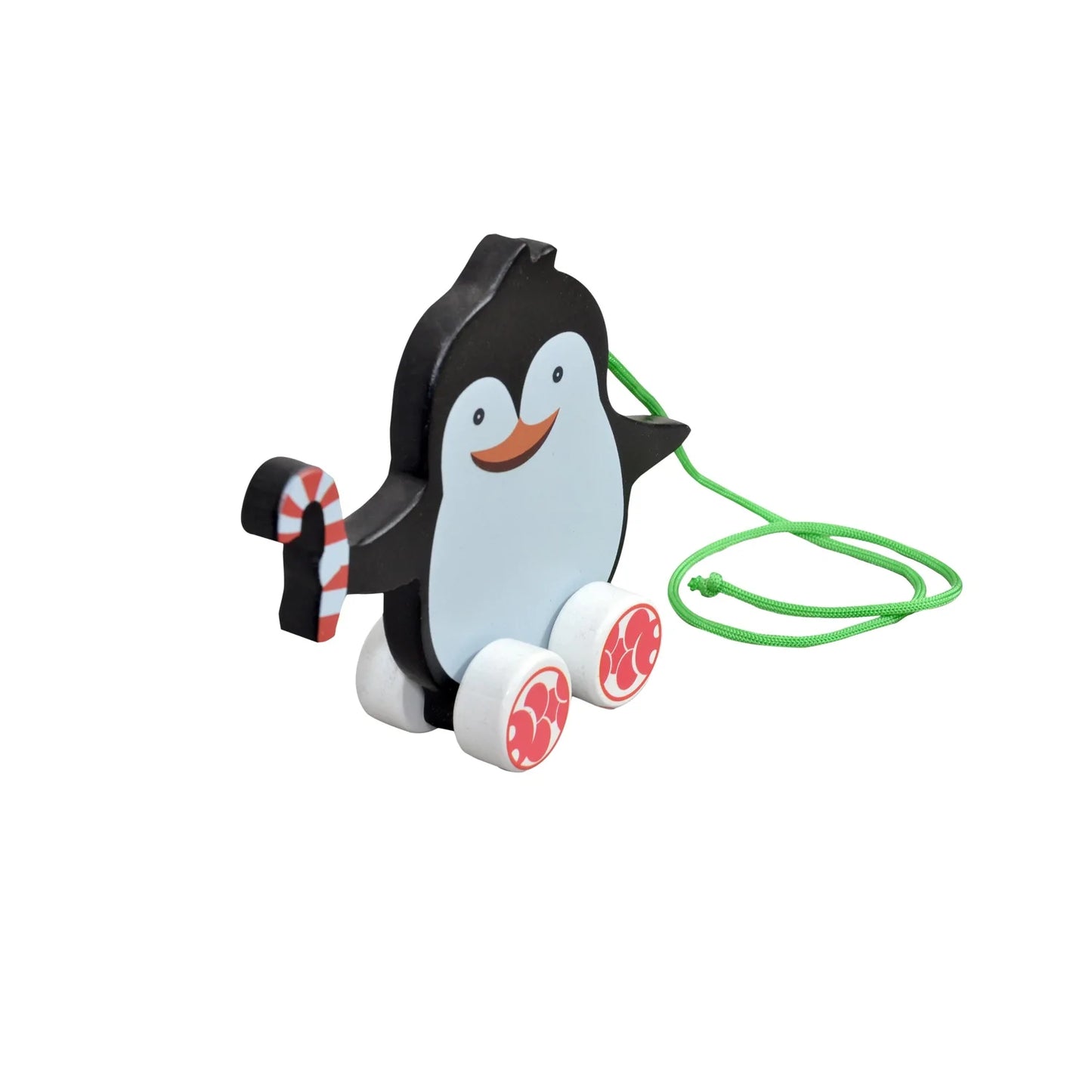 Pull Along Penguin Wooden Toy