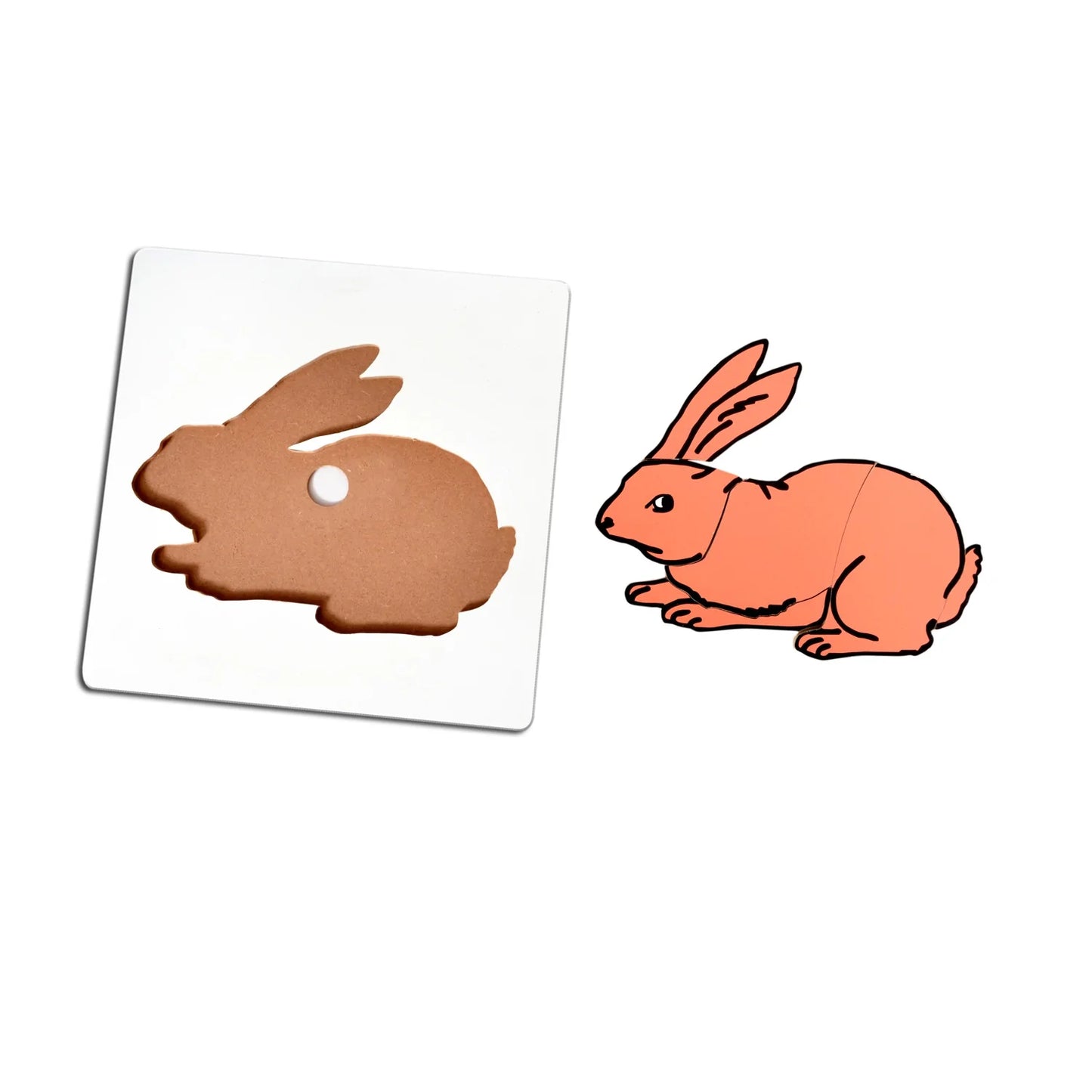 Rabbit Puzzle Board