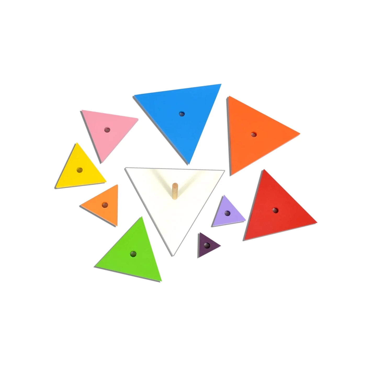 Triangle Pyramids Stacker