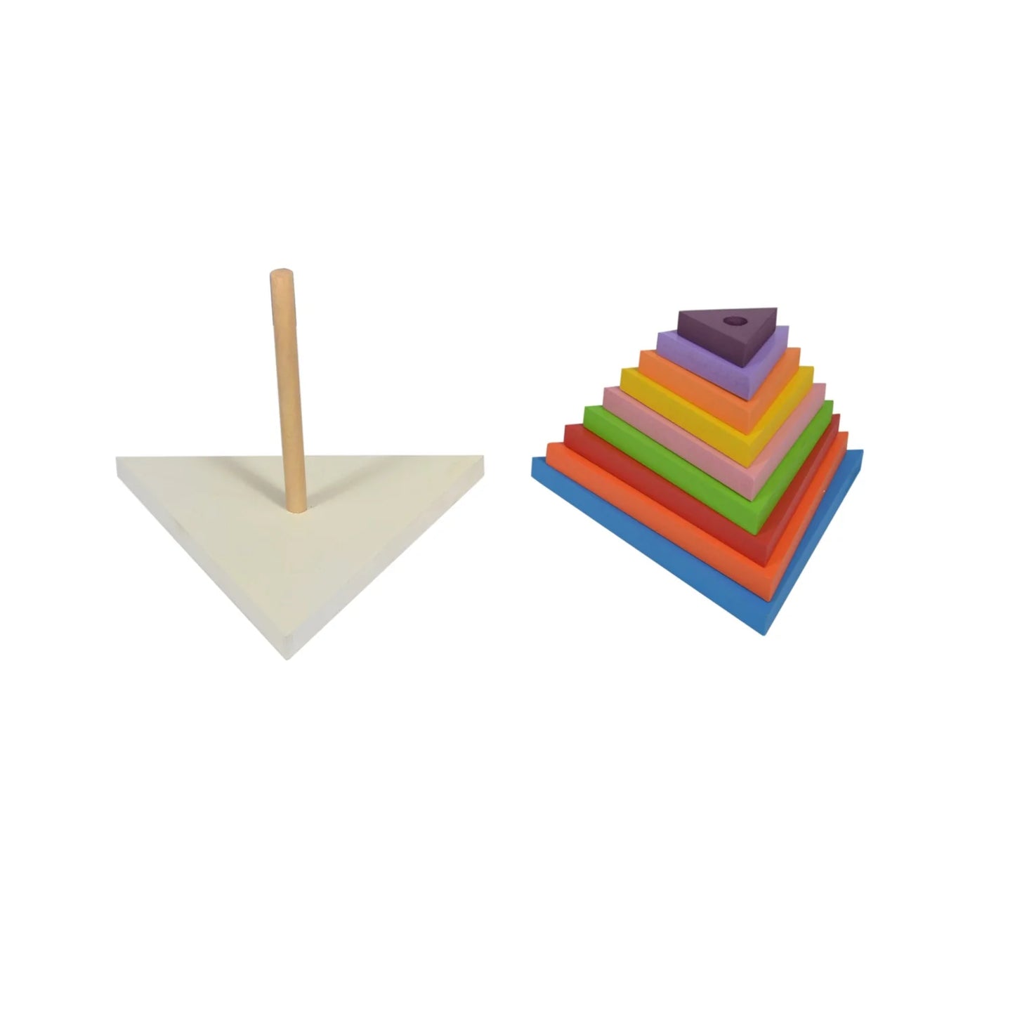 Triangle Pyramids Stacker
