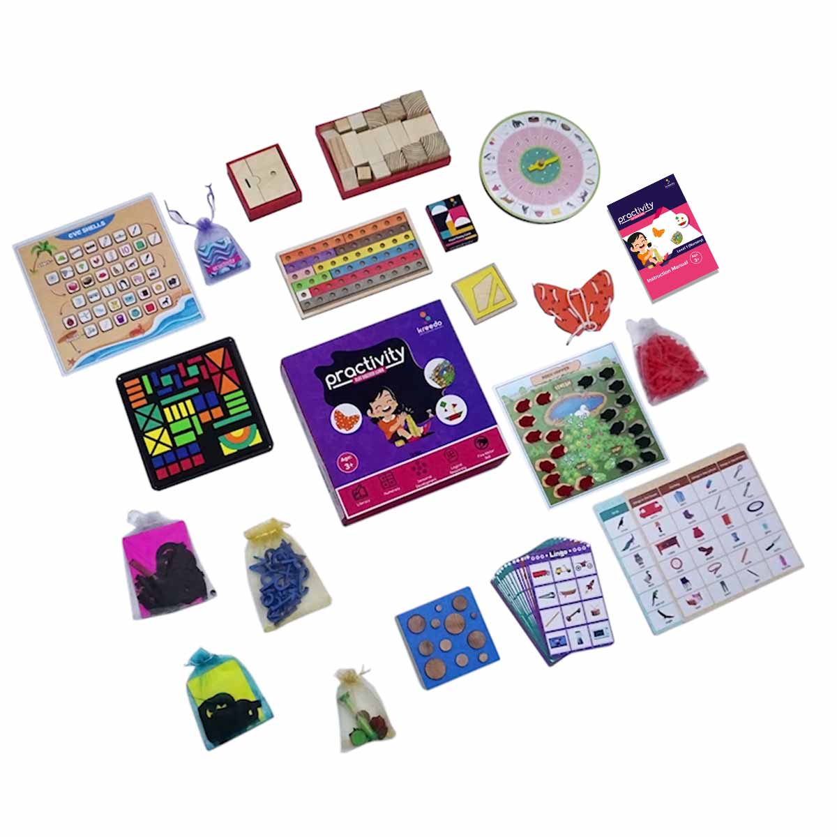 Buy Kreedo Practivity Toy Box - Level 1, For 3-4 Year Olds - Toys and Games - SkilloToys.com