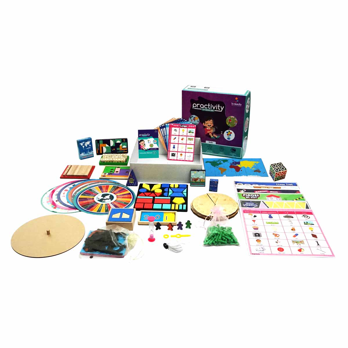 Buy Kreedo Practivity Toy Box - Level 2, For 4-5 Year Olds - Contents - SkilloToys.com