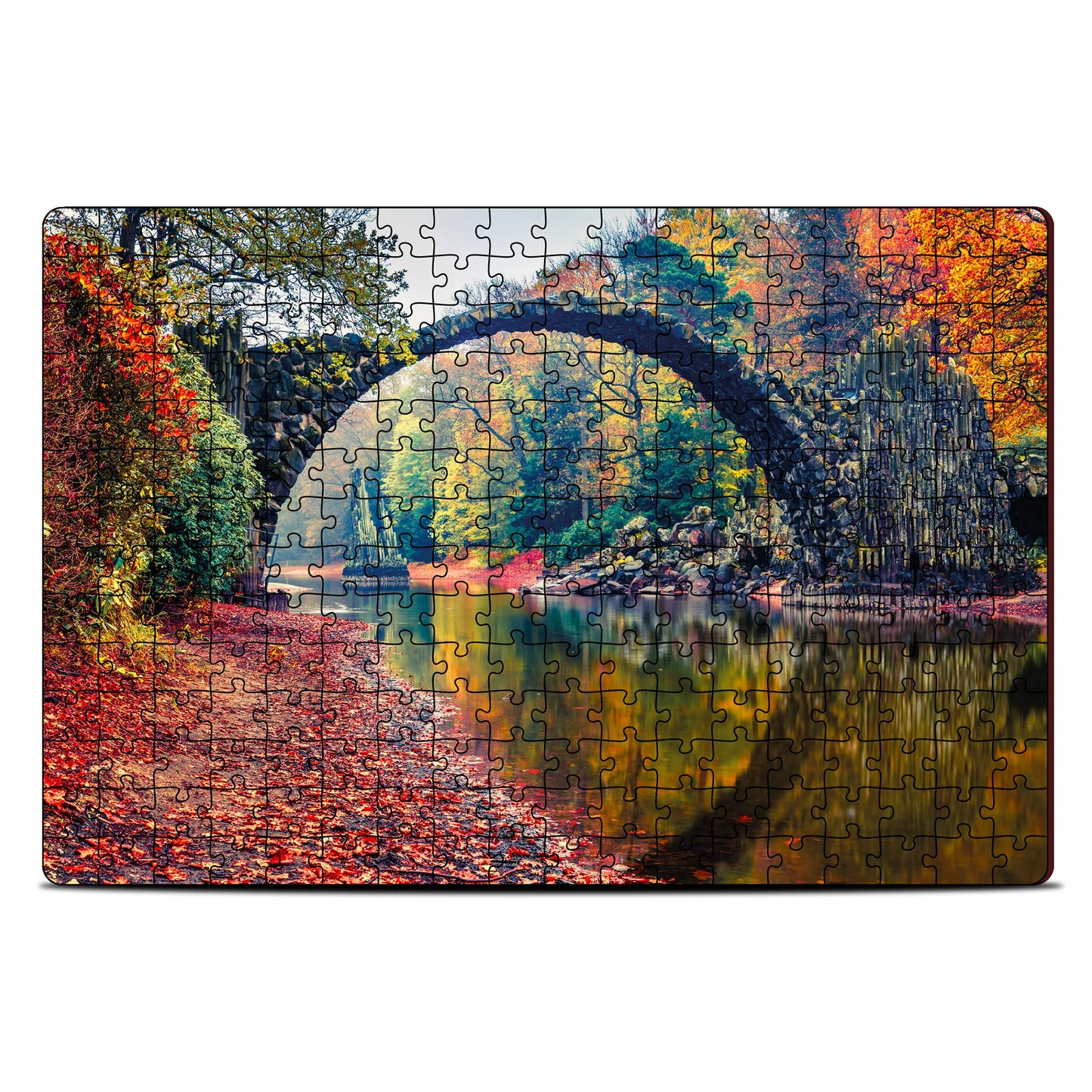 Buy Kromlau Park Saxony Germany Wooden Jigsaw Puzzle Set1 - SkilloToys.com