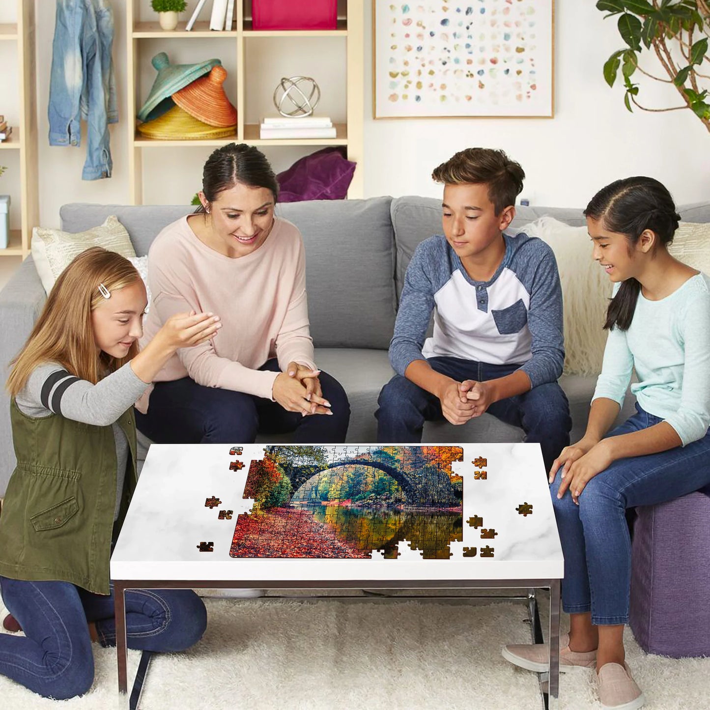 Buy Kromlau Park Saxony Germany Wooden Jigsaw Puzzle Set1 - SkilloToys.com