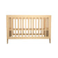 Buy Large Gold Cherry Wooden Crib - Natural - Front View - SkilloToys.com