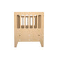 Buy Large Gold Cherry Wooden Crib - Natural - Side View - SkilloToys.com