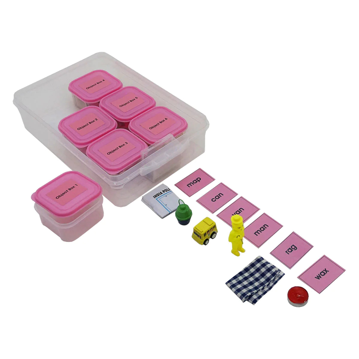 Buy Learning Reading Kit 1 - Complete Pink Series Online - With Object - SkilloToys.com