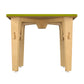 Buy Lime Fig Wooden Table  - Green (18 Inches) - Side View - SkilloToys.com