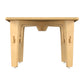 Buy Lime Fig Wooden Table - Natural (15 Inches) - Front View - SkilloToys.com