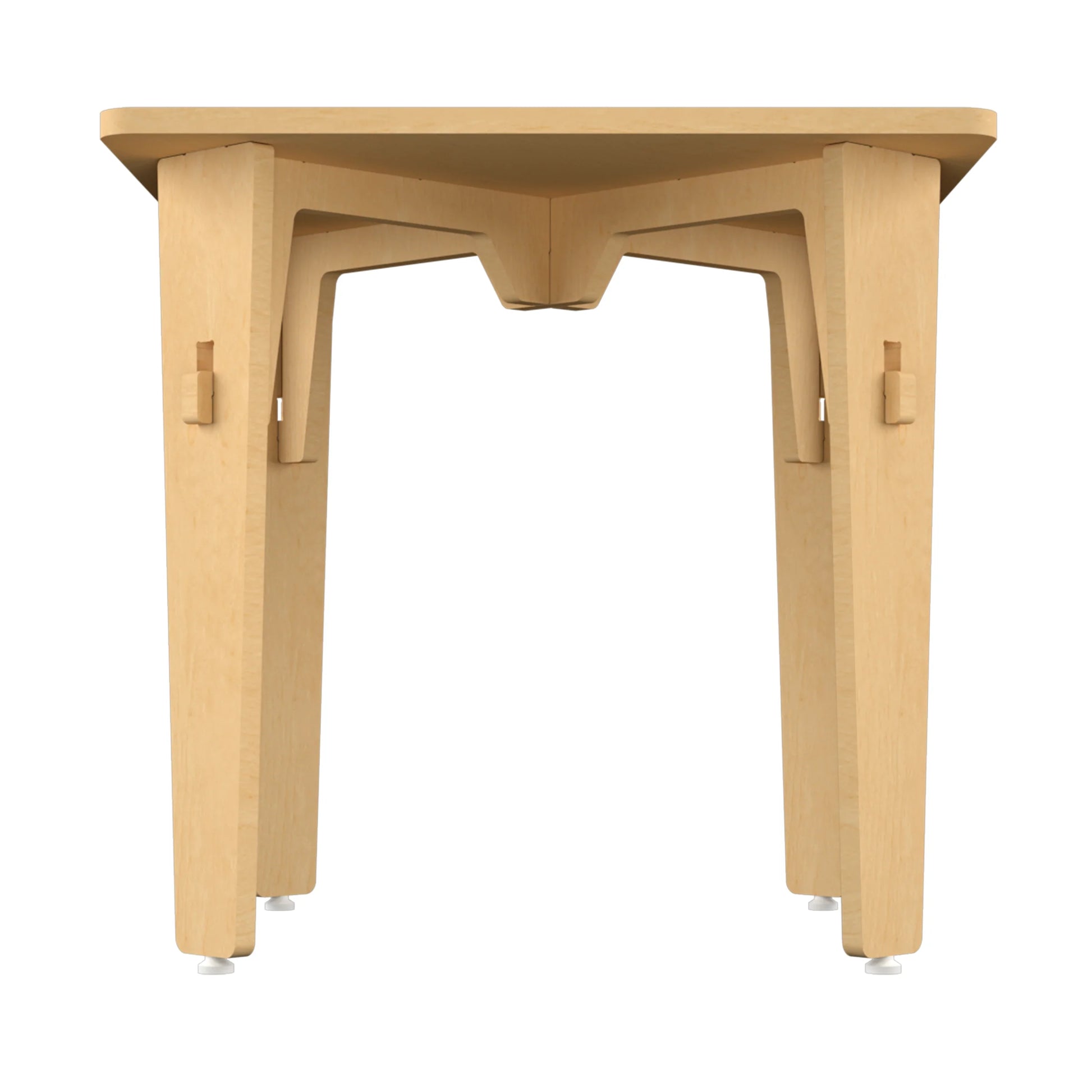 Buy Lime Fig Wooden Table - Natural (21 Inches) - Front View - SkilloToys.com
