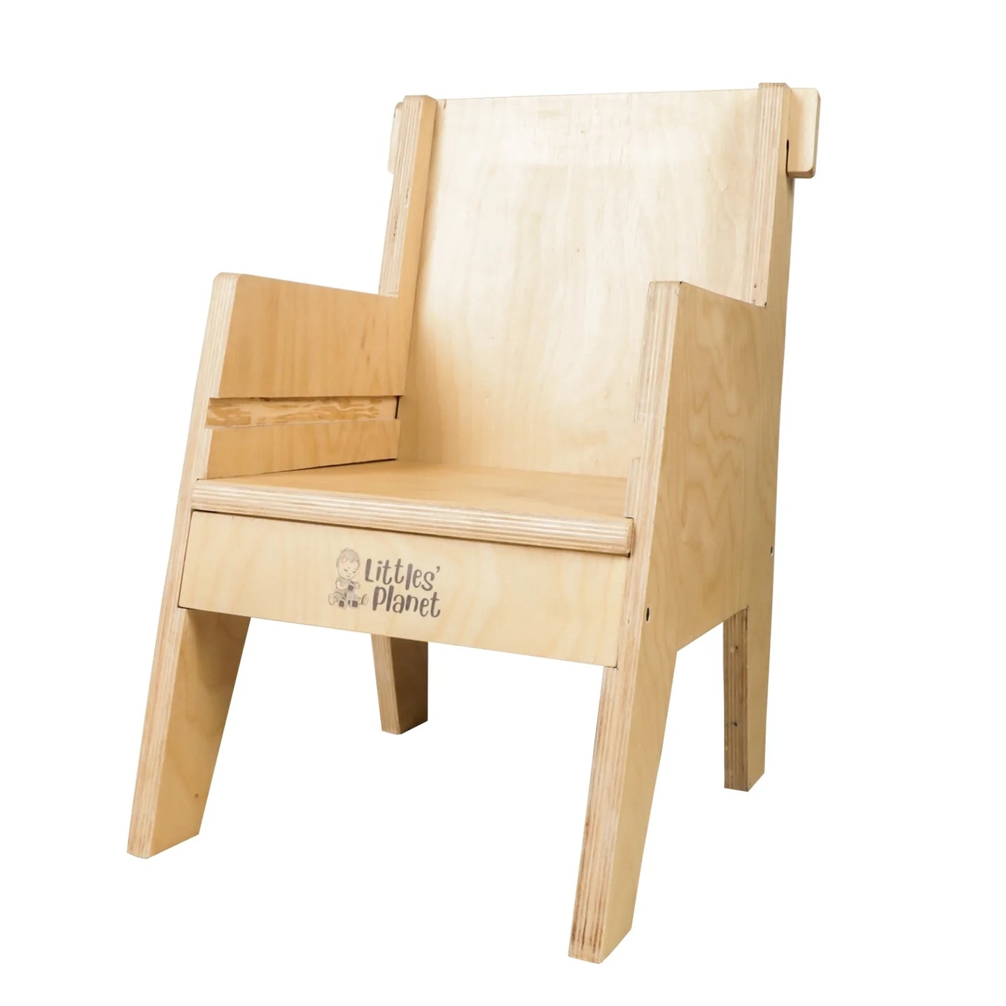 Buy Littles' Planet Montessori Wooden Table and Chair - Chair Position - SkilloToys.com