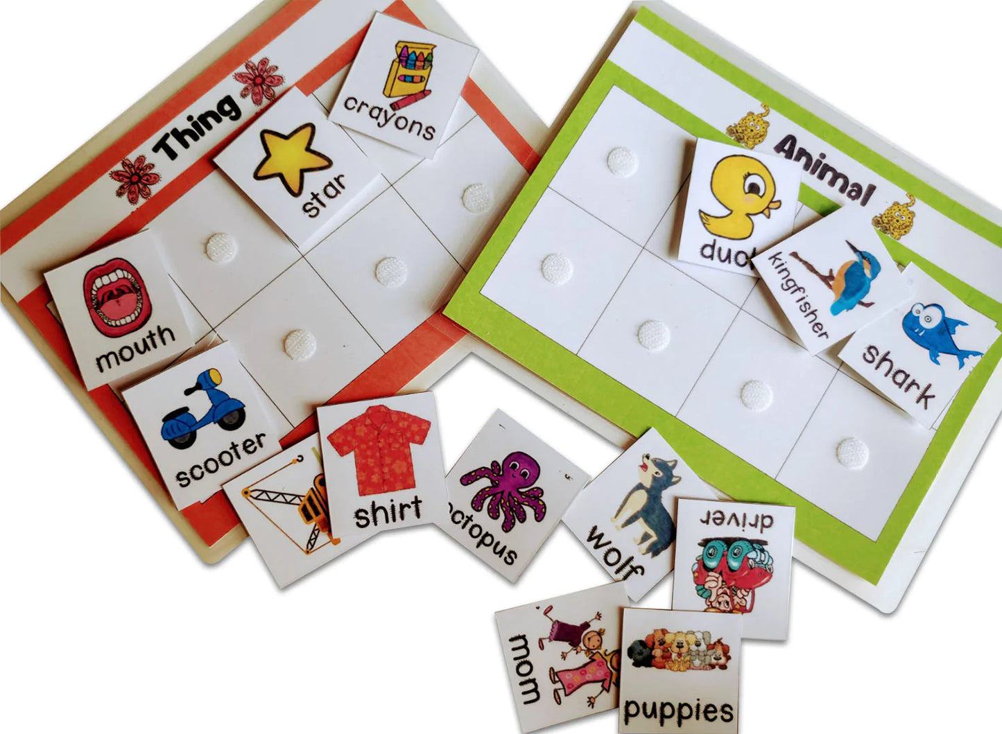 Buy Noun - Person, Place, Animal and Things Sorting Learning Activity Noun - SkilloToys.com