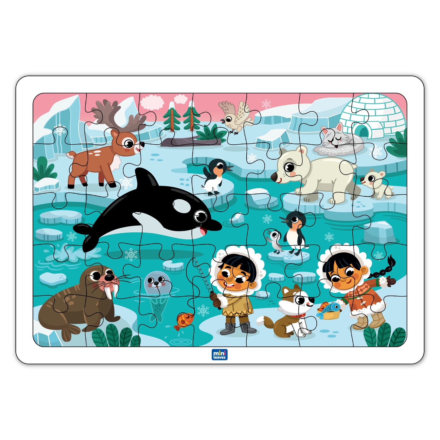 Buy Polar Adventure Wooden Puzzle Set - SkilloToys.com
