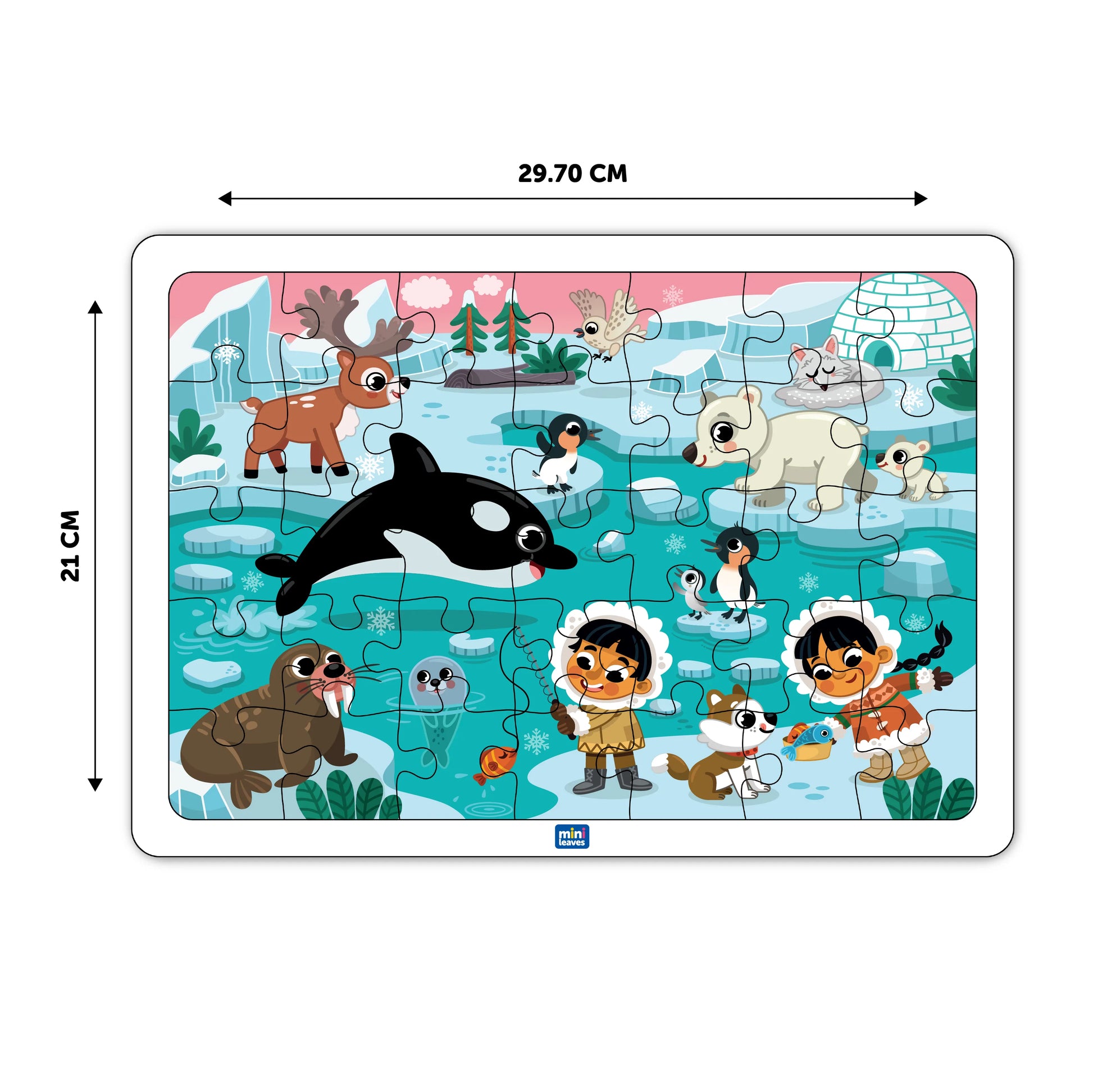 Buy Polar Adventure Wooden Puzzle Set - SkilloToys.com