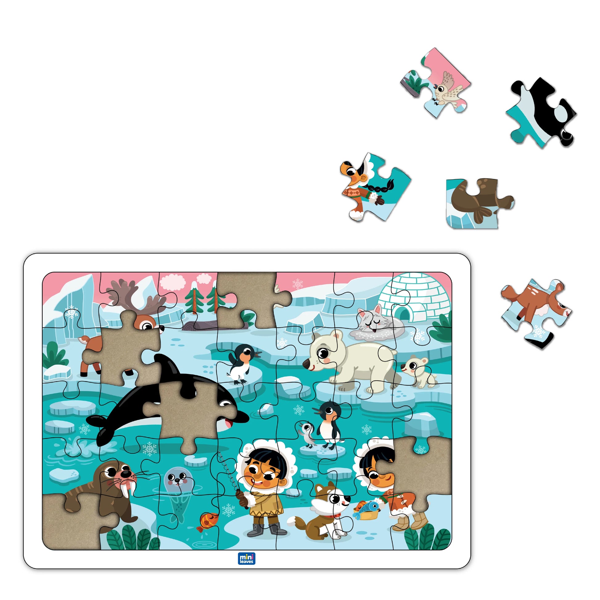 Buy Polar Adventure Wooden Puzzle Set - SkilloToys.com