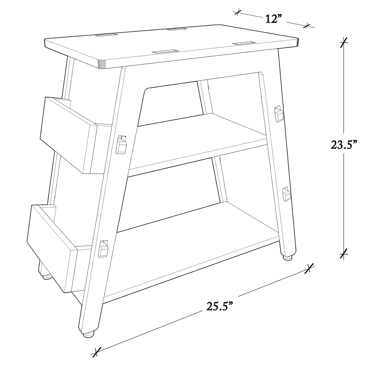 Buy Red Pear Wooden Bookshelf - Green - Dimensions - SkilloToys.com
