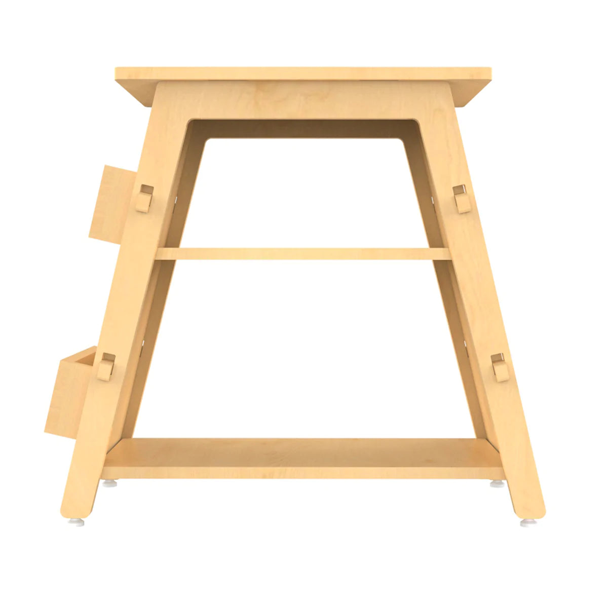 Buy Red Pear Wooden Bookshelf - Natural - Front View - SkilloToys.com