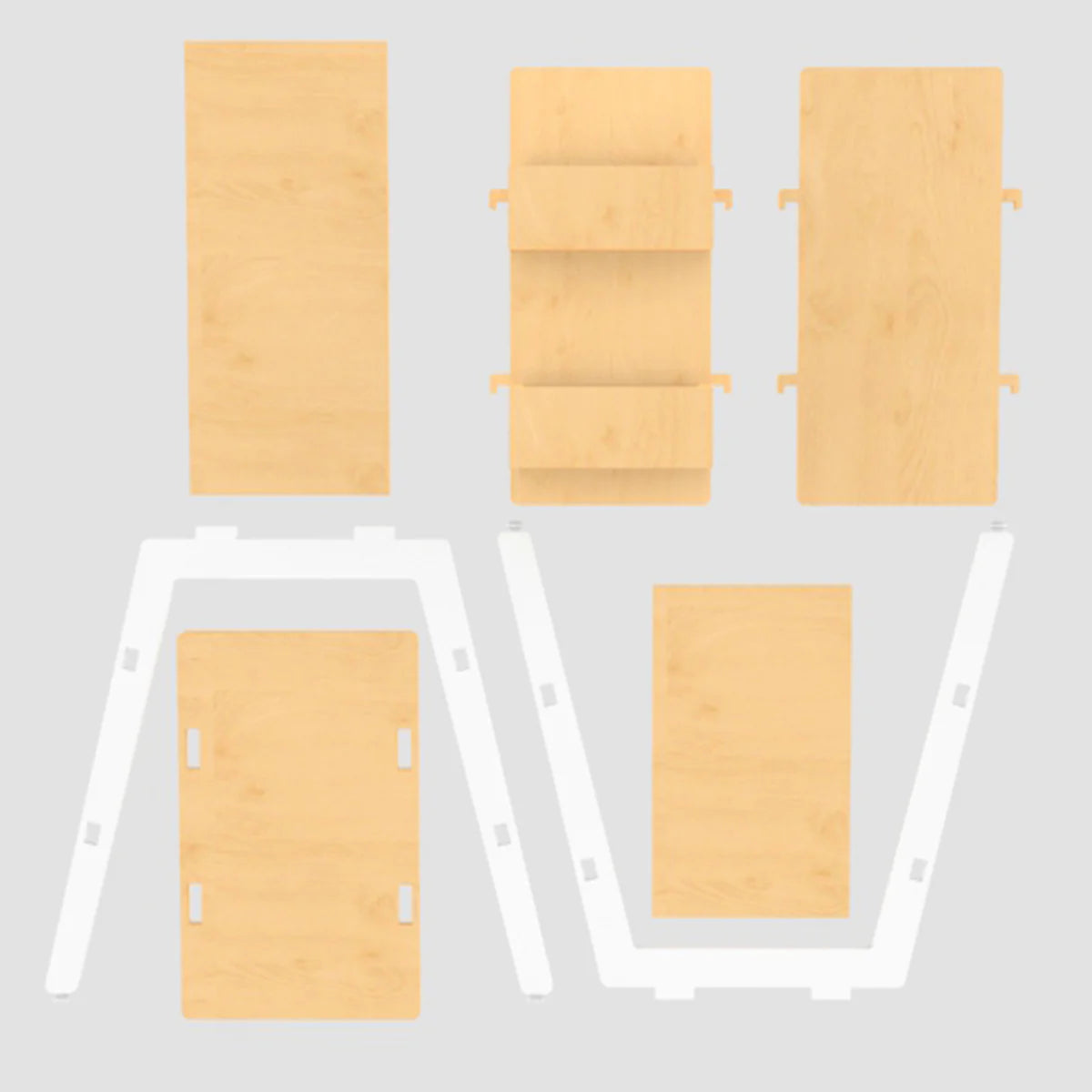 Buy Red Pear Wooden Bookshelf - White - Parts - SkilloToys.com