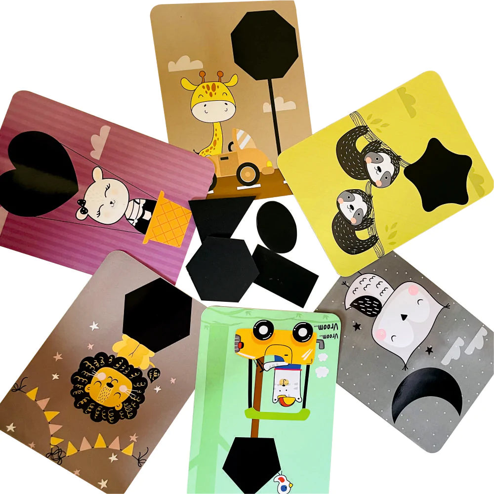 Buy Shapes Chalkboard Activity Game Different Activity - SkilloToys.com