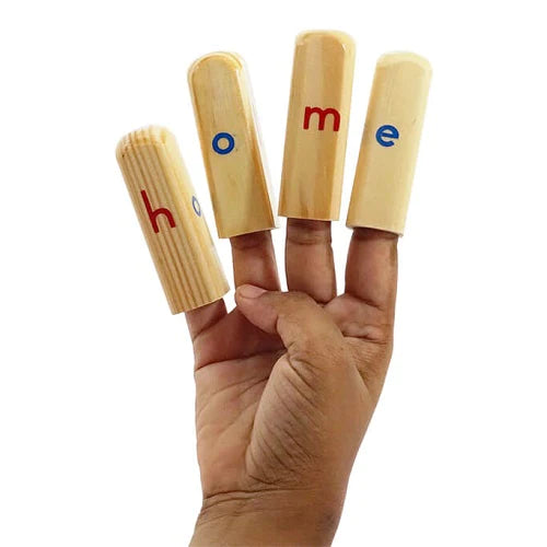 Buy Skola Alphabet Finger Puppets Wooden Toys - SkilloToys.com