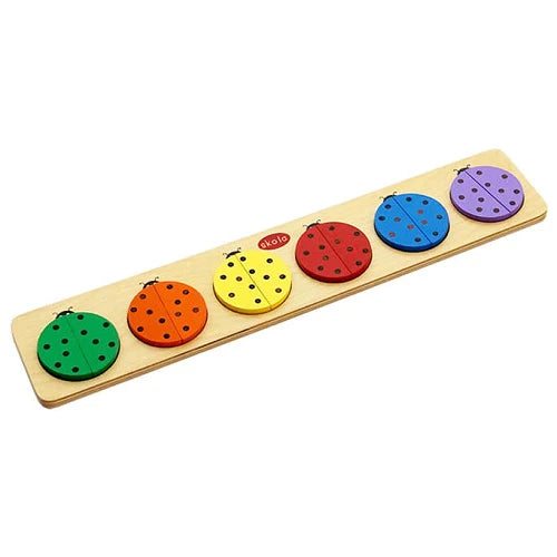 Buy Skola Coloured Beetles Wooden Toys - SkilloToys.com