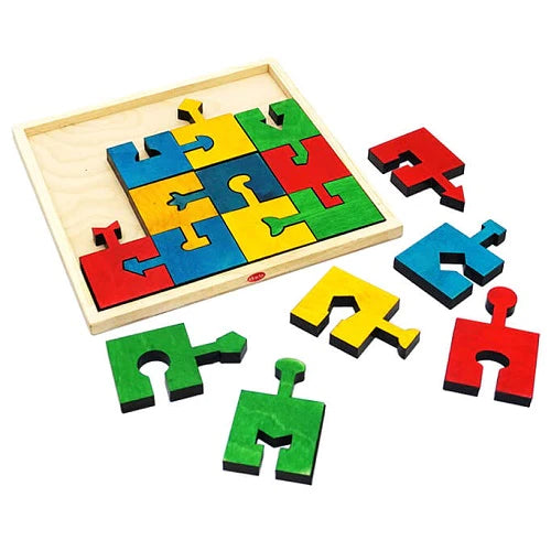 Buy Skola Locking Blocks Wooden Toys - SkilloToys.com