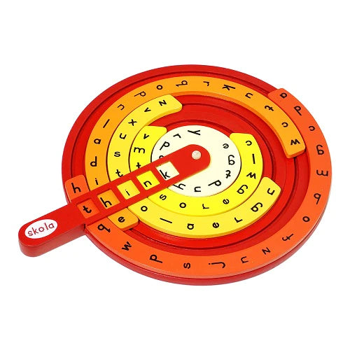 Buy Skola Word Wheel Wooden Toys - SkilloToys.com