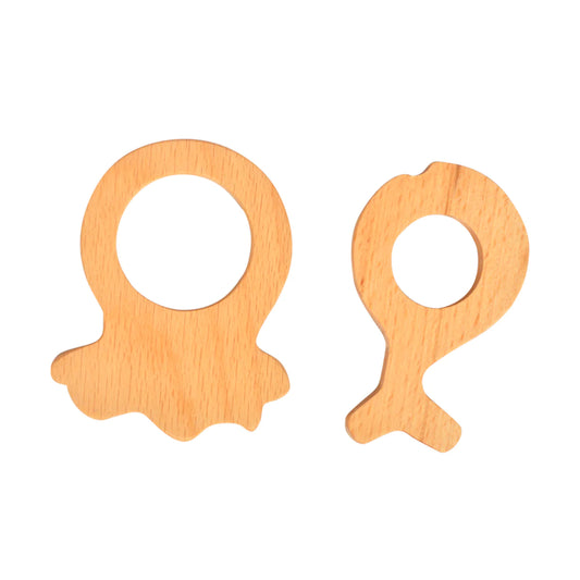 Buy Thasvi Wooden Teethers set 2 - SkilloToys.com