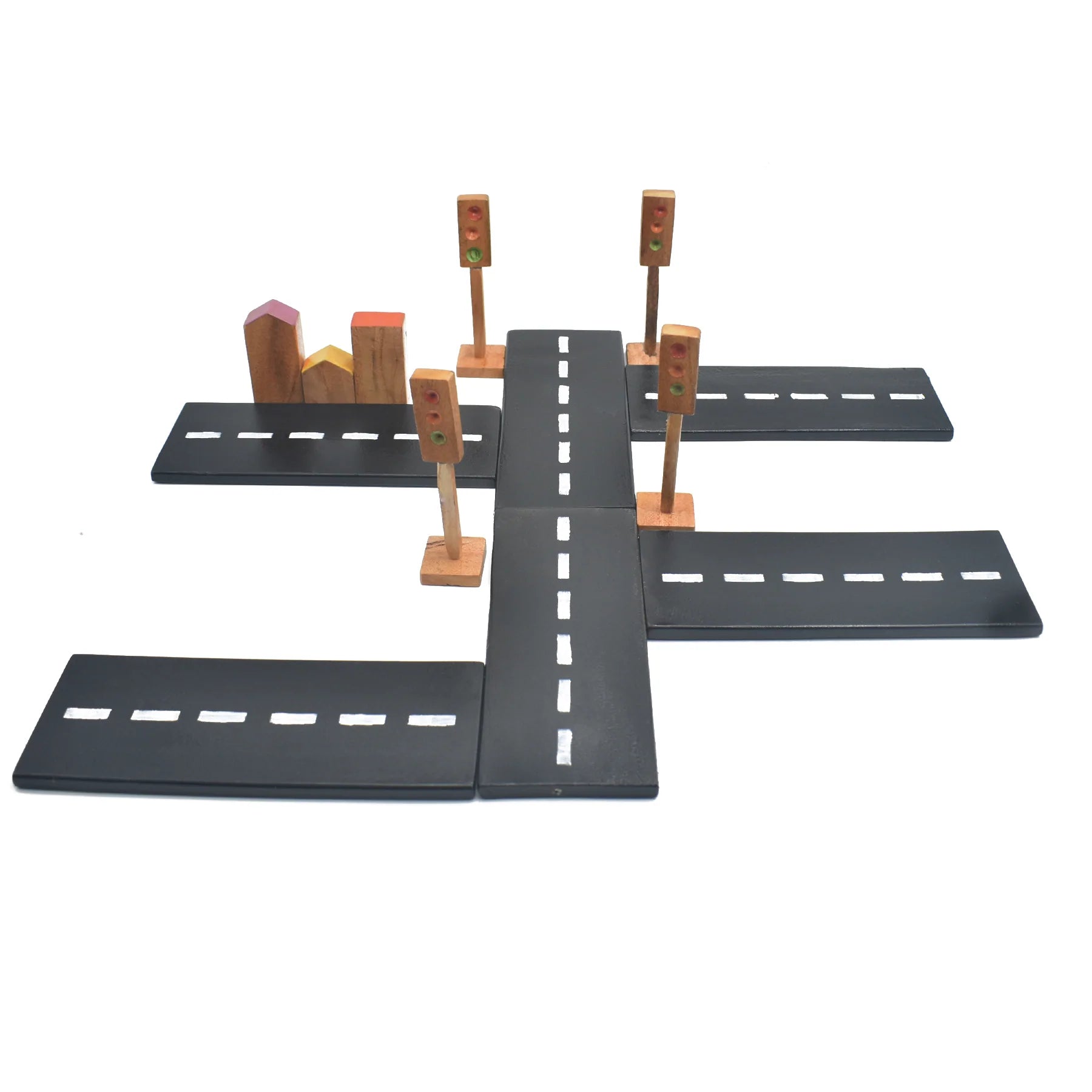 Buy Wooden Traffic Play Toy - SkilloToys.com