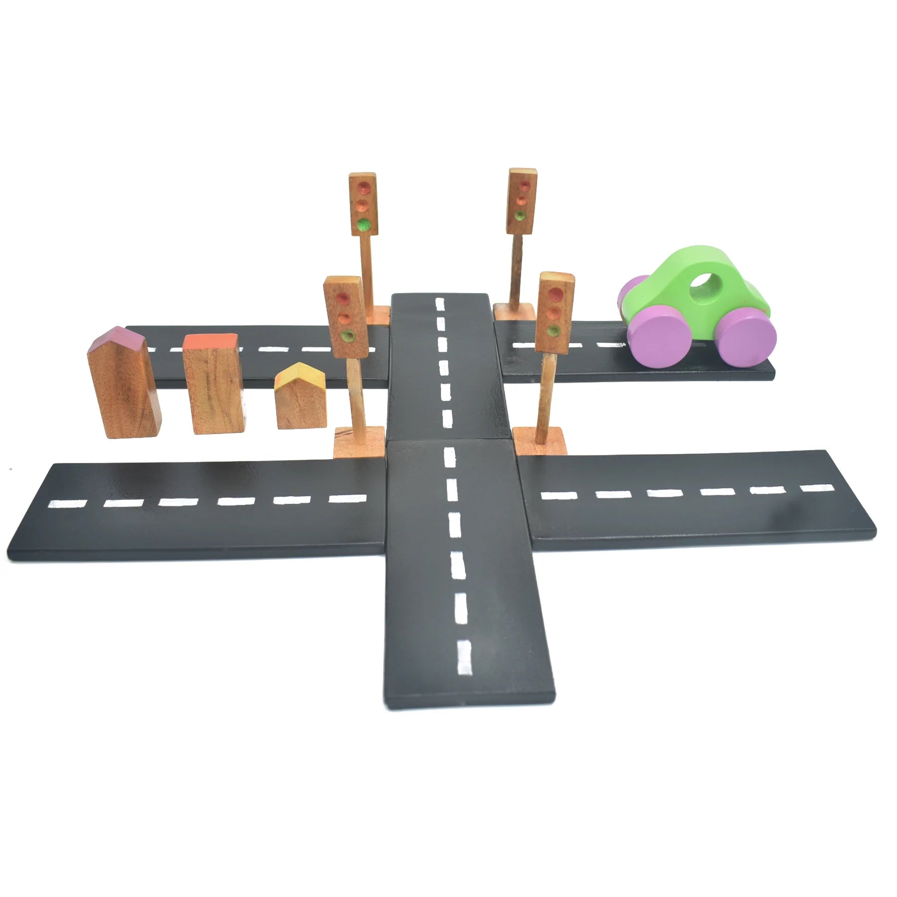 Buy Wooden Traffic Play Toy - SkilloToys.com
