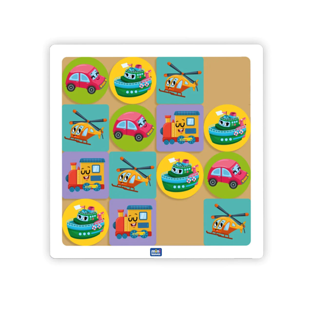 Buy Transport Sudoku Wooden Puzzle Board Game - SkilloToys.com