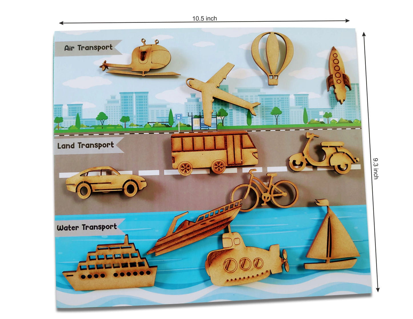 Buy Transport Vehicles Activity Kit - Dimension - SkilloToys.com