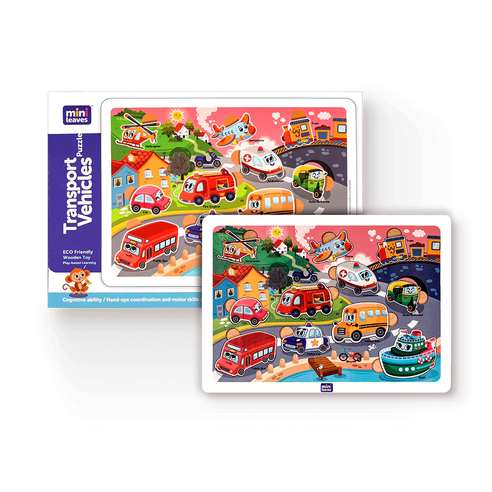 Buy Vehicles Wooden Puzzle Set - SkilloToys.com