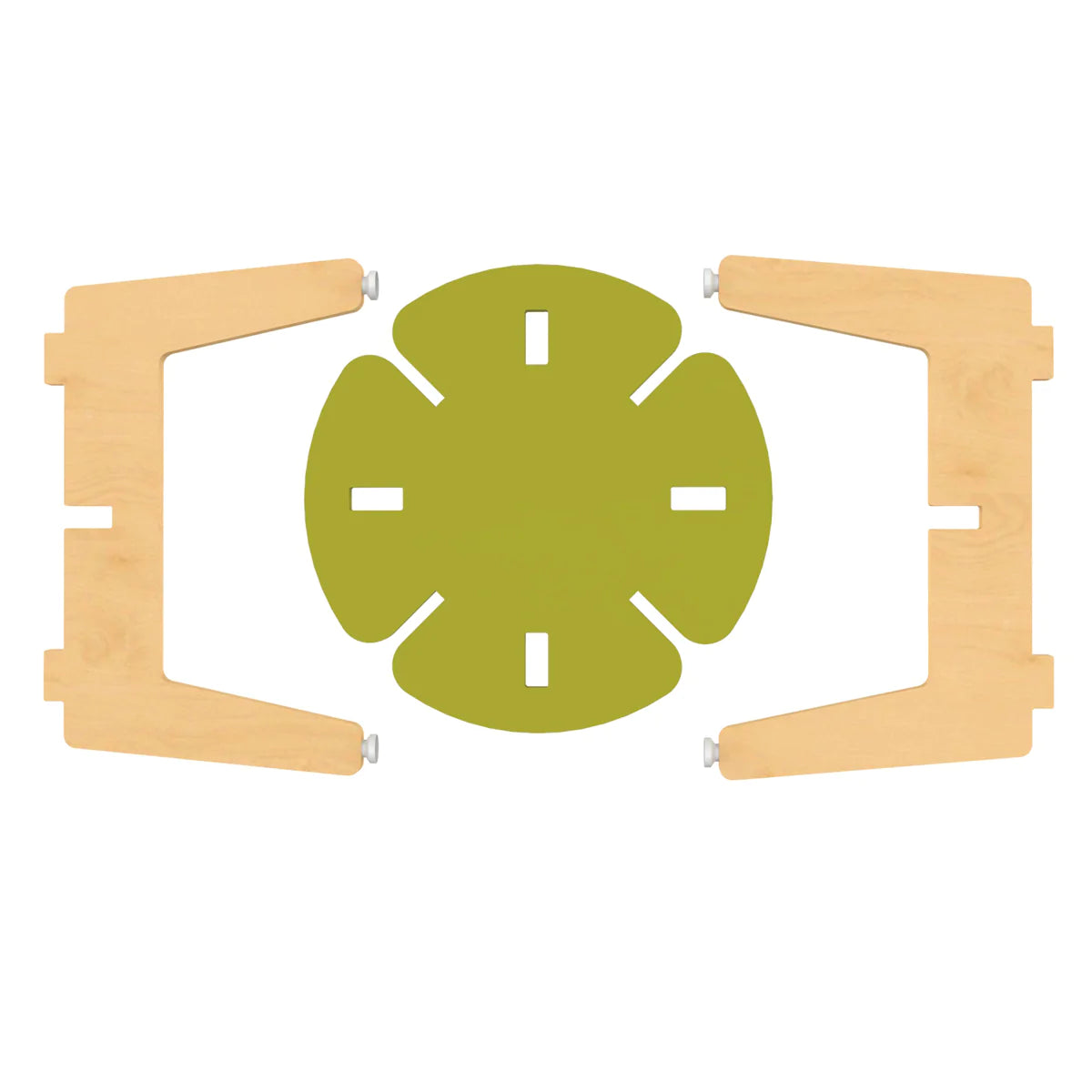 Buy White Grape Multipurpose Wooden Stool - Green - Parts - SkilloToys.com